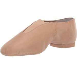 Bloch Dance Women’s Super Jazz Leather and Elastic Slip On Jazz Shoe